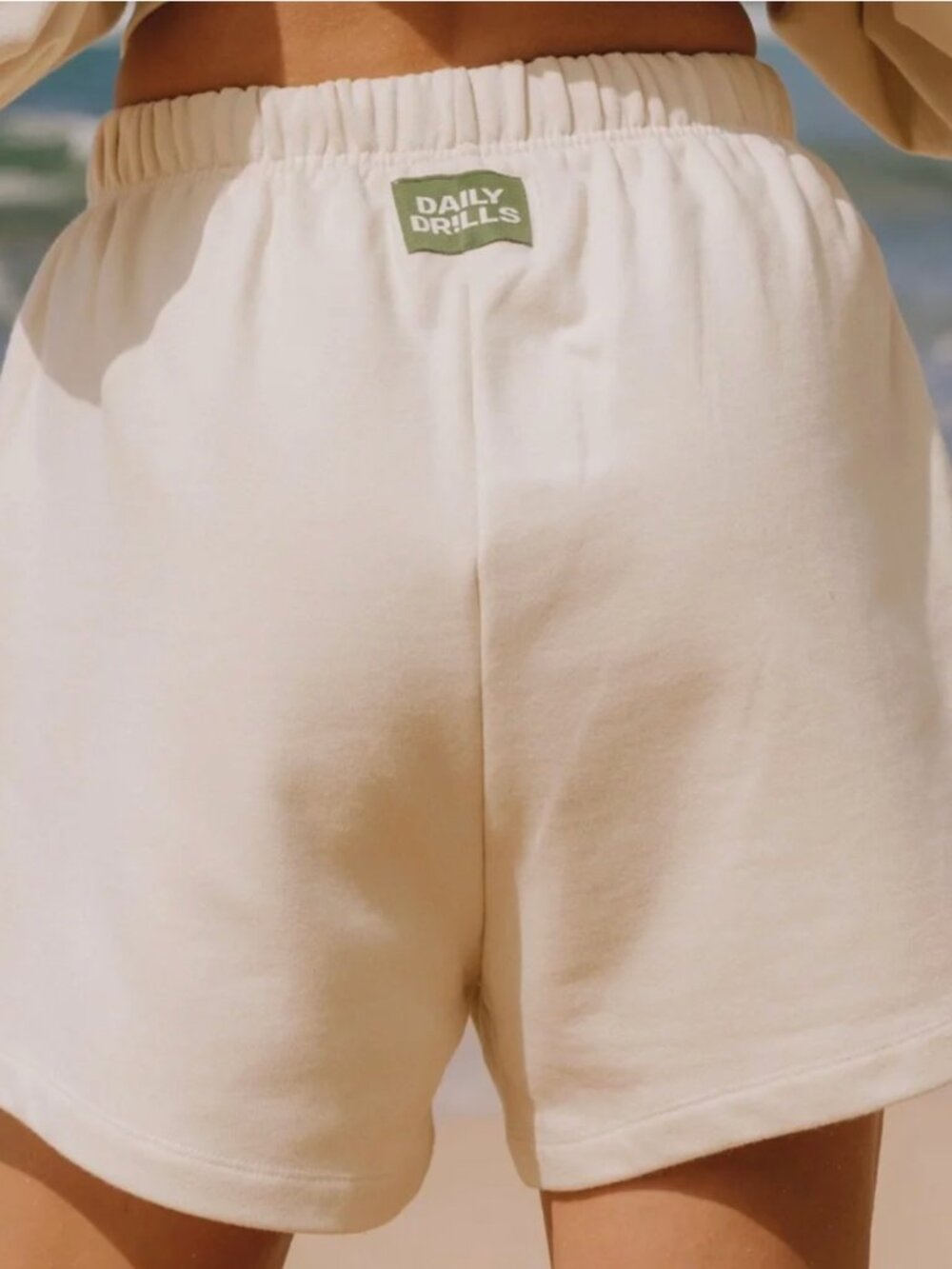 Daily Drills Sweat Shorts - Cream